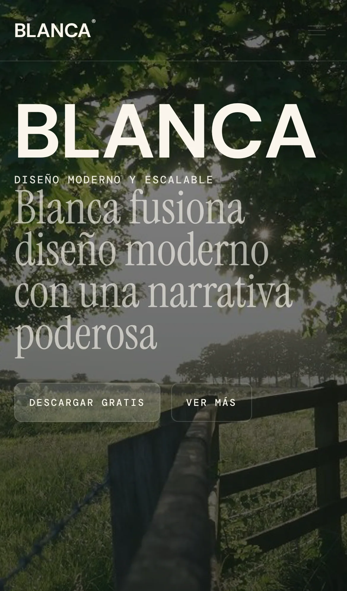 Versión móvil de Blanca