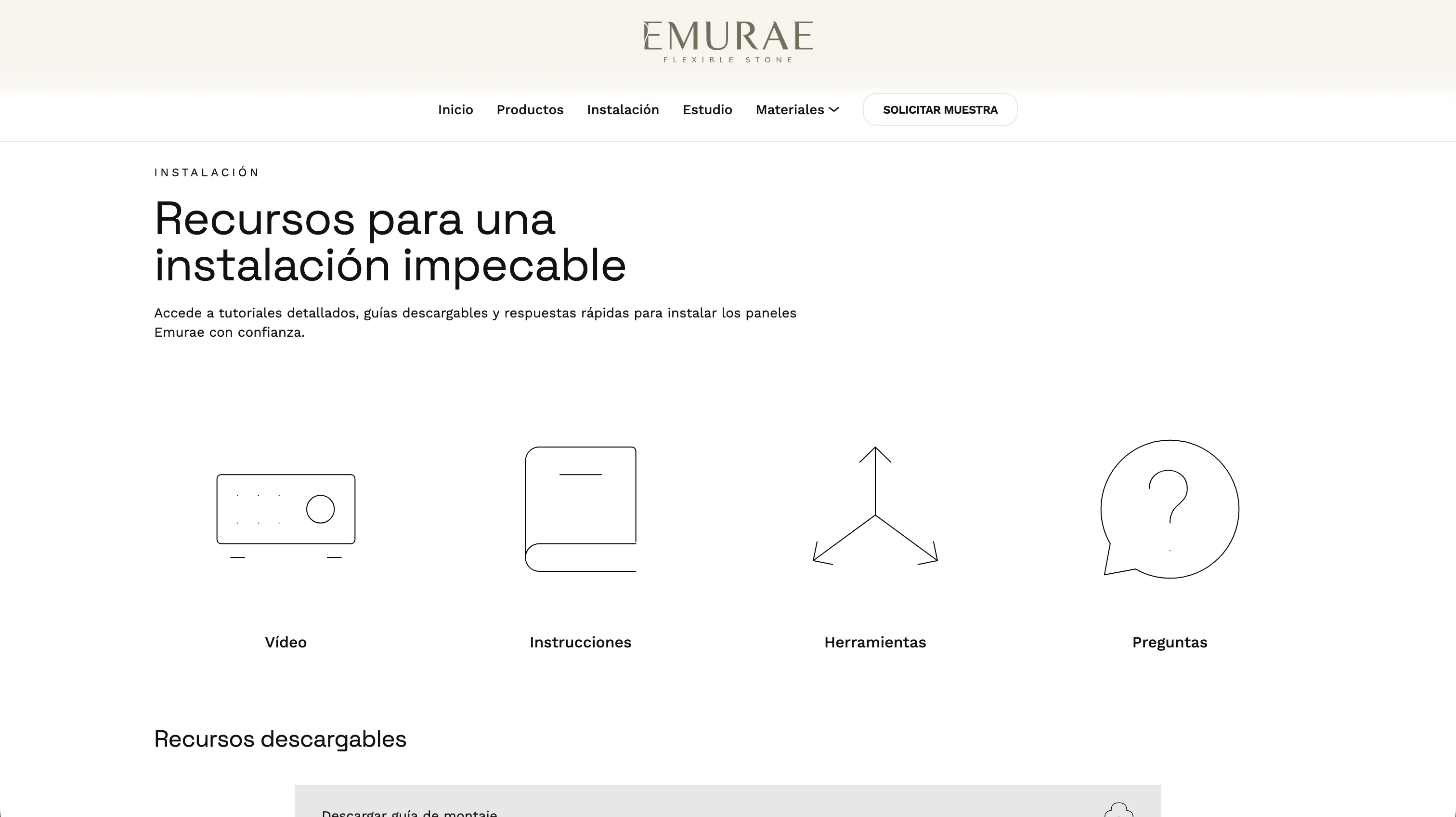 Detalle adicional del recorrido de Emurae