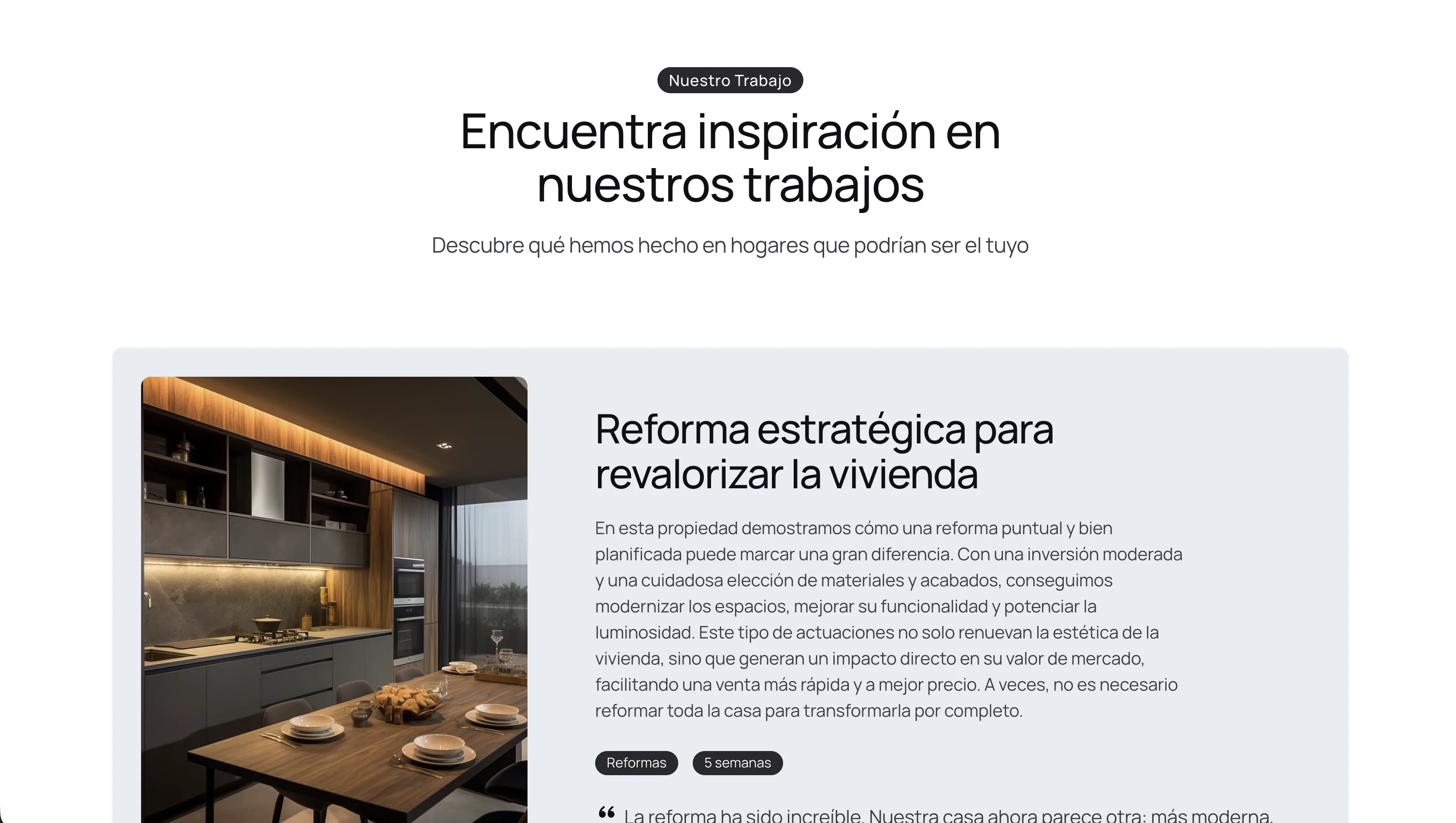 Sección editorial de Oficina 3 Real Estate